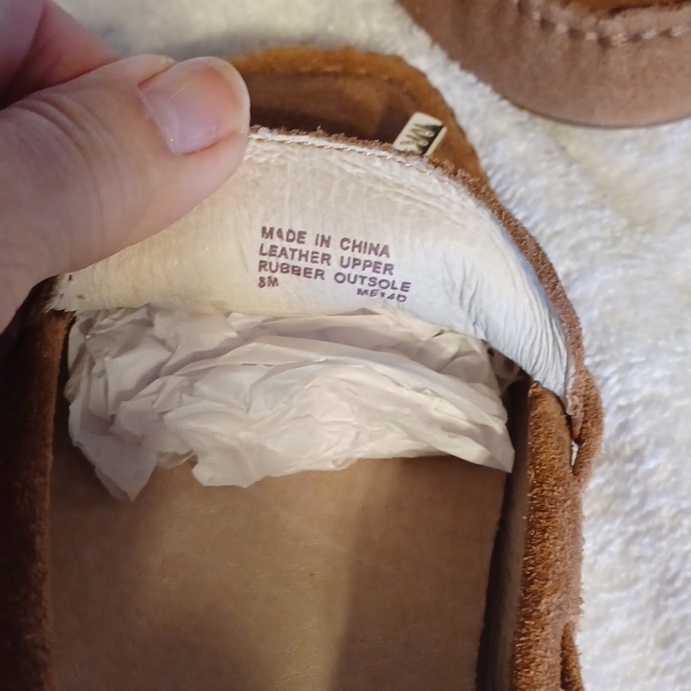 Michael Kors leather flats women's size 8 brown - Picture 4 of 6